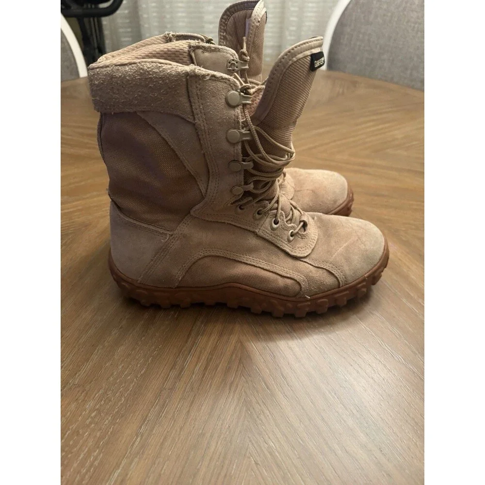 Rocky S2V Special Ops Boots Men 9.5 R Tactical Coyote Tan Military